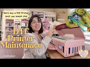 DTF Printer Maintenance for Beginners | K13 Lite Pink Procolored Printer Maintenance