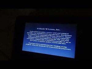 opening to Rock n learn getting ready for kindergarten 2005 dvd