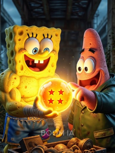 Bob Esponja En Busca De Las Esferas Del Dragon - NOCAUT #bobesponja #boxeo #nocaut #fyp