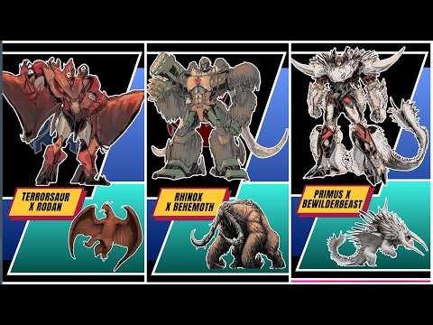 Transformers x MonsterVerse – Crossover Characters Designs by Fans #transformers #monsterverse
