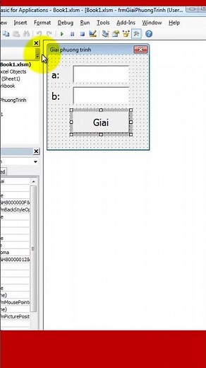 UserForm VBA Excel - Create click event for button