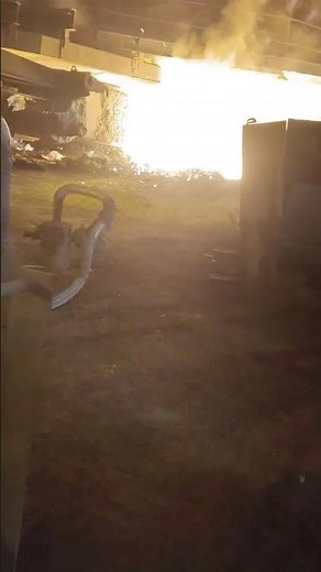 Blast Furnace 🥵 Tapping #explore #mechanical #trending Read Description !