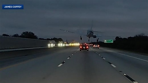 WATCH: Plane slams into car during dramatic highway crash-landing