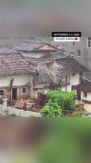Sep 3–4, 2026: Fujian, China 🇨🇳. Severe floods from Typhoon Saudel destroy homes & bridges.