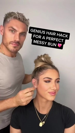 Create the Perfect Messy Bun with This Genius Hair Hack