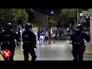 Attack on elderly man sparks clash between anti-migrant groups and police in Spain