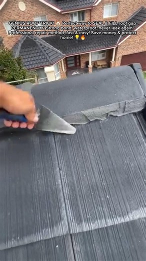GENIUS Trick – Seal Roof Gap PERFECTLY Waterproof Forever! 🏠🤯