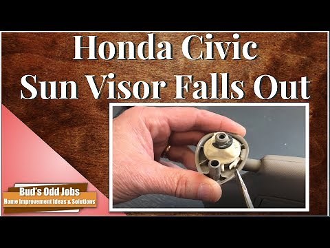 Easy Fix for Honda Civic Sun Visor Falling Out