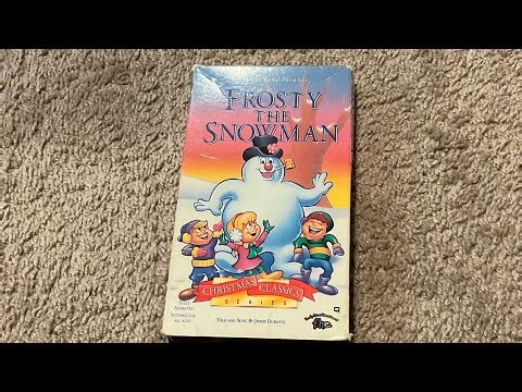 Frosty The Snowman VHS Tape #frostythesnowman #cristmas #movies #snowman #cristmasmovie #hifi