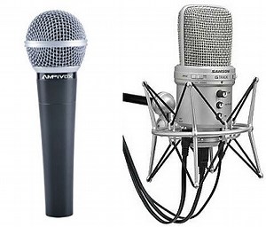 Dynamic and Condenser Microphones