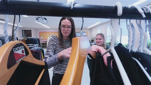 Brandon University Confidence Closet dresses students for success