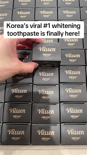 Korea’s #1 viral whitening toothpaste is finally in the US! 🇺🇸✨ Stop waiting for international shipping and get yours fast at VussenUSA.com. 🎁 Use code: WELCOME15 for 15% OFF #vussen #vussen28 #whiteningtoothpaste #kbeauty