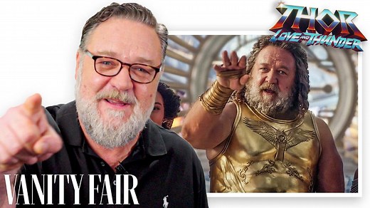 Russell Crowe Talks About His Controversial Zeus Accent In Thor Love And Thunder