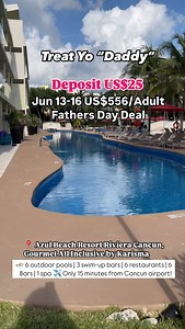😁🌴 Welcome to soft, affordable luxury! 🌴Discover the perfect getaway at Azul Beach Resort, Riviera Cancun. This all-inclusive haven offers everything you need for a dream vacation. ✨ 🌐 Book a consult for just $30 to add flights. 📅 Need a different date? Send us a DM – it’s that easy! 🍽️ Enjoy international cuisine at SPOON, one of our 6 restaurants, or indulge in 24-hour room service. 🍹 Unwind with a drink at any of our 6 bars/lounges or 3 poolside bars. 🍳 Complimentary full breakfast se