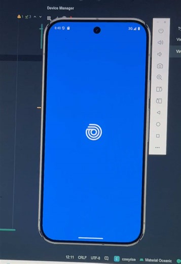 Just coding 🥰 @Cowrywise 💙 #thetechgirlpraise #flutter #coding #cowrywise #mobileapp