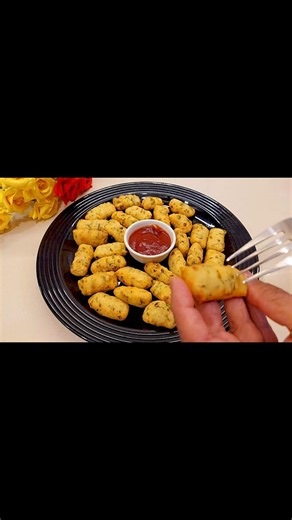 Crispy Potato Bites | Unique Party Snack #ytshorts
