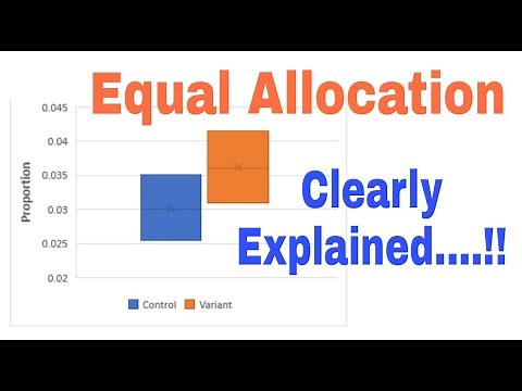 Equal Allocation (Clearly Explained) | Statistics Tutor