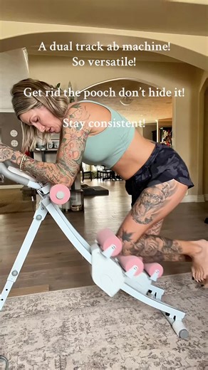 This dual track ab machine is 🔥