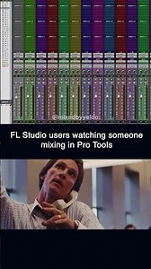 FL Studio Users Watching Someone Mixing in Pro Tools