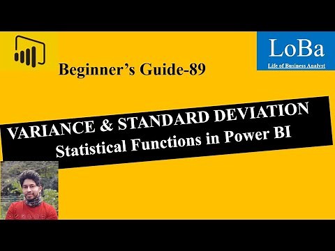 Power BI VAR.S and STDEV.S | Variance and Standard Deviation