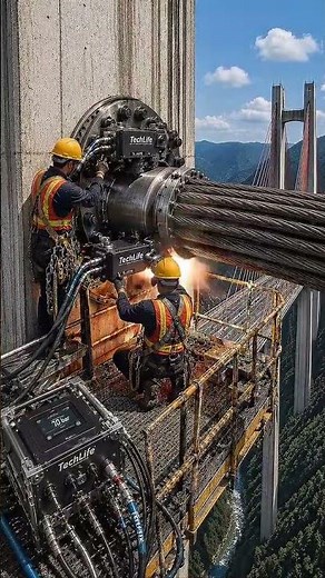 How Engineers Built This Impossible Mountain Bridge