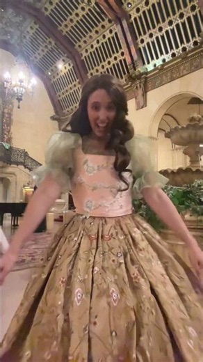 Wearing my DREAM dress to a DREAM event! The Snow White dress from Mirror Mirror at Labyrinth Ball!