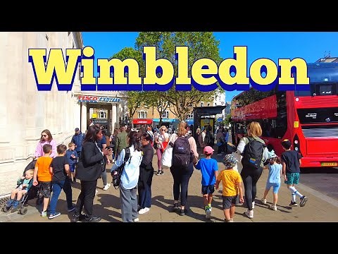 London WIMBLEDON and Wimbledon Village 🇬🇧 | Walking Tour [4K]
