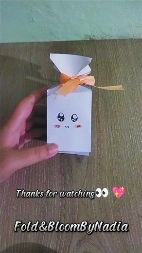 Let's make Paper Gift box #papercraft #papergiftbox #papergiftideas#reels