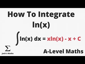 How to Integrate lnx | A-Level Maths