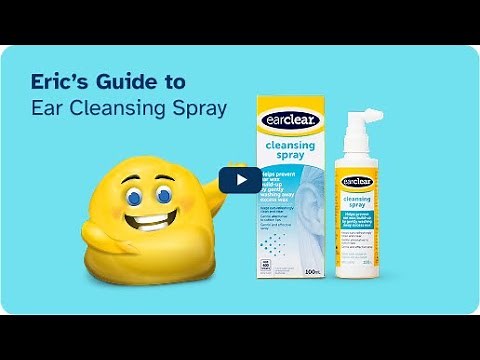 How to use Ear Clear Cleansing Spray