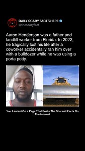 In 2022, Florida landfill worker Aaron Henderson died in a tragic workplace accident. He had been using a porta potty during a break when a coworker, unaware of his presence, accidentally ran over the portable toilet with a bulldozer. Henderson, a father, was crushed and killed instantly. The horrific event underscored the dangers of heavy-equipment workplaces and the importance of communication and safety protocols in high-risk environments. This tragedy left Henderson’s family devastated, and 