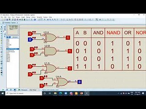 Combinational 17 Simulation with Proteus 1 Logic Gates