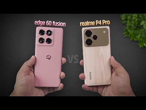 Best Phone Under ₹25k? 🔥 Motorola Edge 60 Fusion vs Realme P4 Pro Comparison! TechRJ