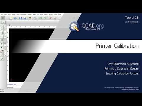 QCAD - 2.8 Printer Calibration
