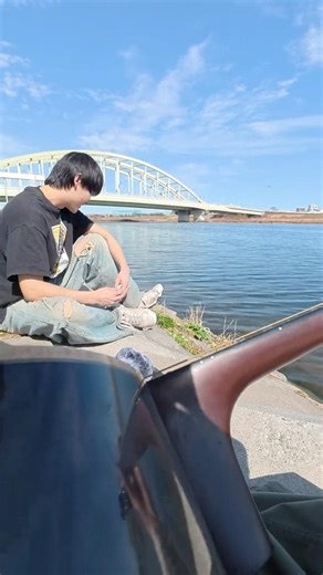 親友と河川敷で大熱唱したら最高だった！ #弾き語り #ssw #歌ってみた #ギター #邦ロック #シンガーソングライター #cover #カバー #歌うま #オーシャンゼリゼ