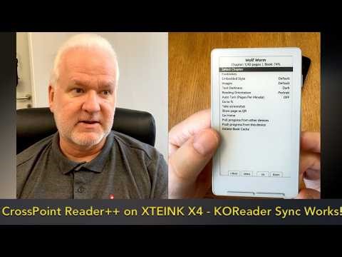 My review of thte XTEINK X4 with CrossPoint Reader ++ Firmware Fork with working KOReader sync!