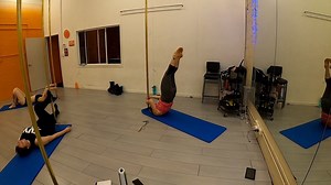 Have you tried our Pole Conditioning classes? These are perfect for students who want to build strength, body awareness and mobility specifically for pole dance. Taught by the lovely Ciuri, every Monday at 5pm. Join us next week! | Hanger 66