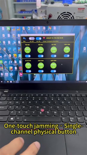 Anti-UAV Remote Control System-8-Channel Jammer #Antidrone#Prison #Jammer #system #Detection