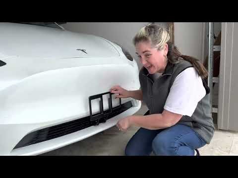 Tesla Model Y Front License Plate Bracket