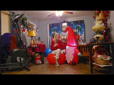 Santa Christy Helps Me Deflate Inflatable