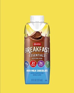 Carnation Breakfast Essentials - nutrient packed & protein powered! Unskippable Nutrition for Feeling Unstoppable. 🛒 Find Us in the Breakfast Aisle | Carnation Breakfast Essentials