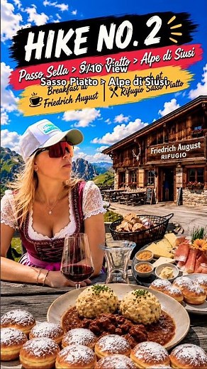 Hike No 2 - Passo Sella - Sasso Piatto - Alpe di Siusi #alpinetrek #hike #hiking #dolomites