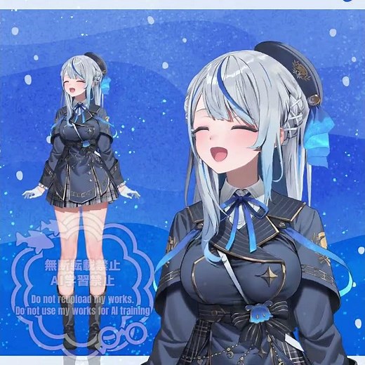 【Live2D Showcase】雨海ルカさん Live2D制作モデル紹介 #shorts