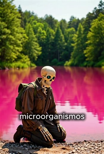 El extraño lago rosa de Australia #tiktok #tiktokvideo #datos #2026 #viral #short #shorts #lagos