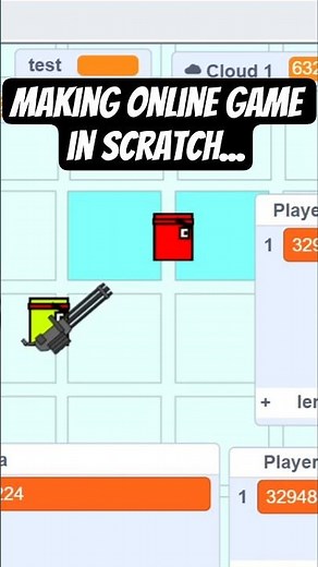 Gamer make an online game in Scratch #gamer #gamedev #scratch
