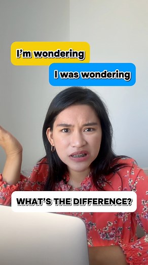I’m wondering VS I was wondering — What’s the difference? 🤔 #learnenglish #englishforwork #englishgrammar #englishtips #englishera #speakenglish | ENGLISHERA
