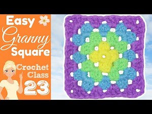 Easiest Color Changing Granny Square tutorial EVER!