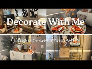 Fall 2025 | Decorate With Me | Living Room And Dining Room