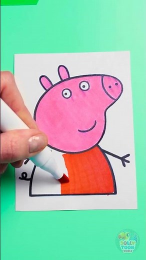 DIY Peppa Pig Toy! 🐷💨 Watch Her Run from Paper!