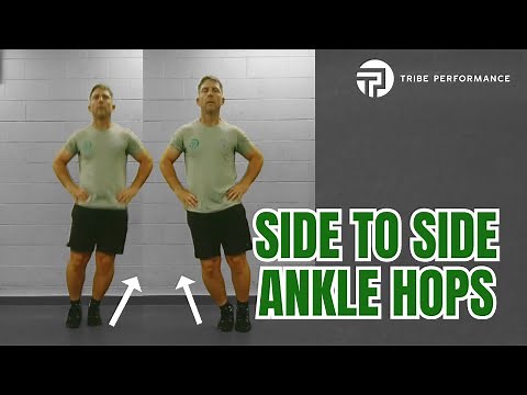 Side to Side Ankle Hops | Tribe Performance